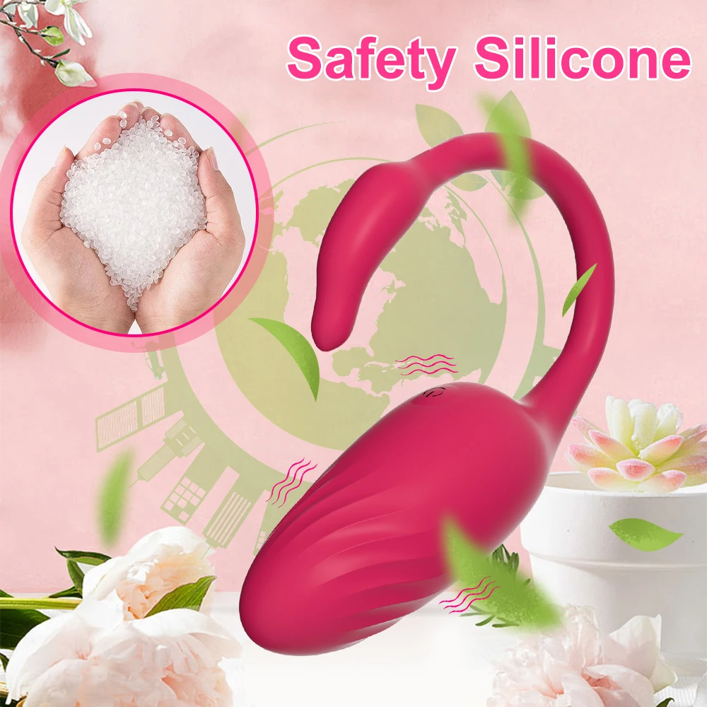 هزاز بلوتوث لاسلكي للنساء ، مدلك المهبل الأنثوي ، اهتزاز البيض ، G-Spot ، محفز البظر ، لعبة الجنس الاستمناء ، التطبيق #5