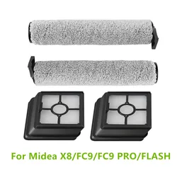 Roller Brushes HEPA Filters For Midea X8/FC9/FC9 PRO/FLASH Washing Machine Hepa Filter Main Brush