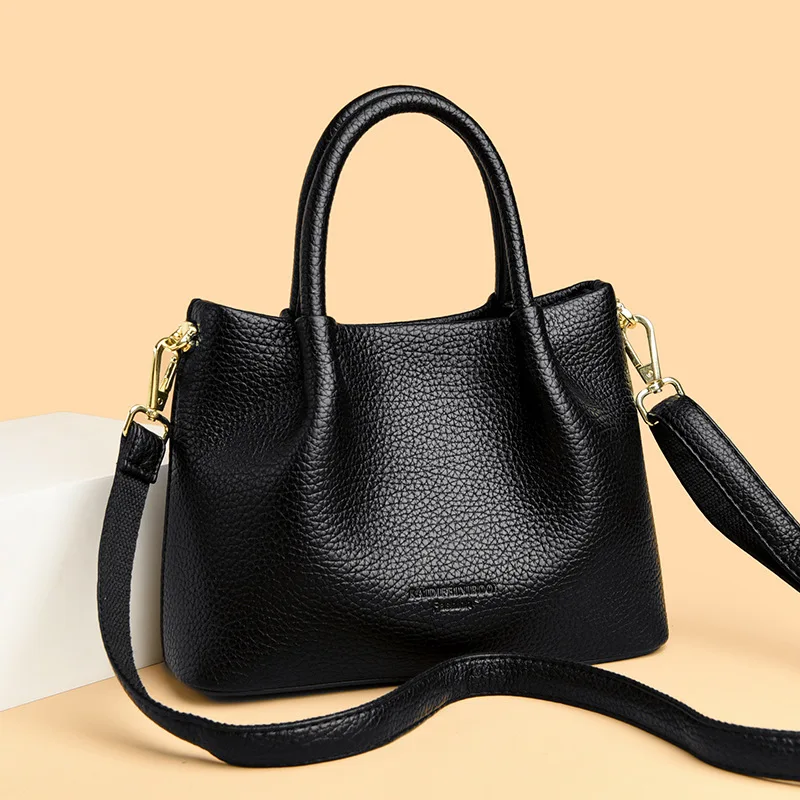 

Новинка 2025 года, большая вместительная сумка через плечо для женщин, модная сумка на плечо, женская сумка среднего возраста, кошельки и сумки