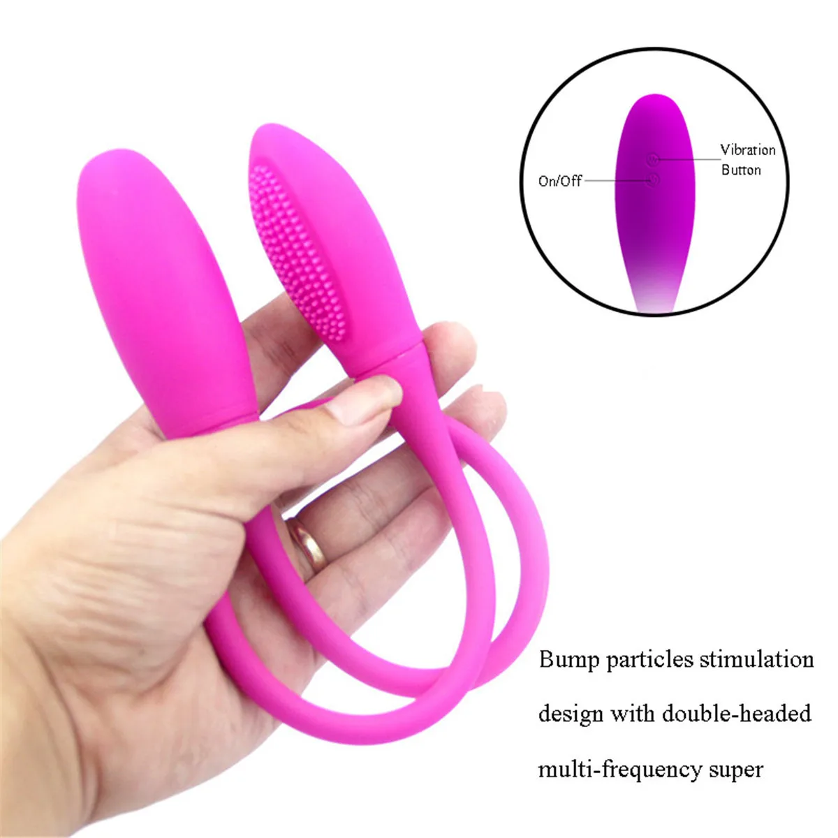 Double Head Vibrating Toy 2Bullet Vibrators Penetration Silent Women Clitoris Powerful Big Plug Anal18 Soft Masturbator Sex Toys