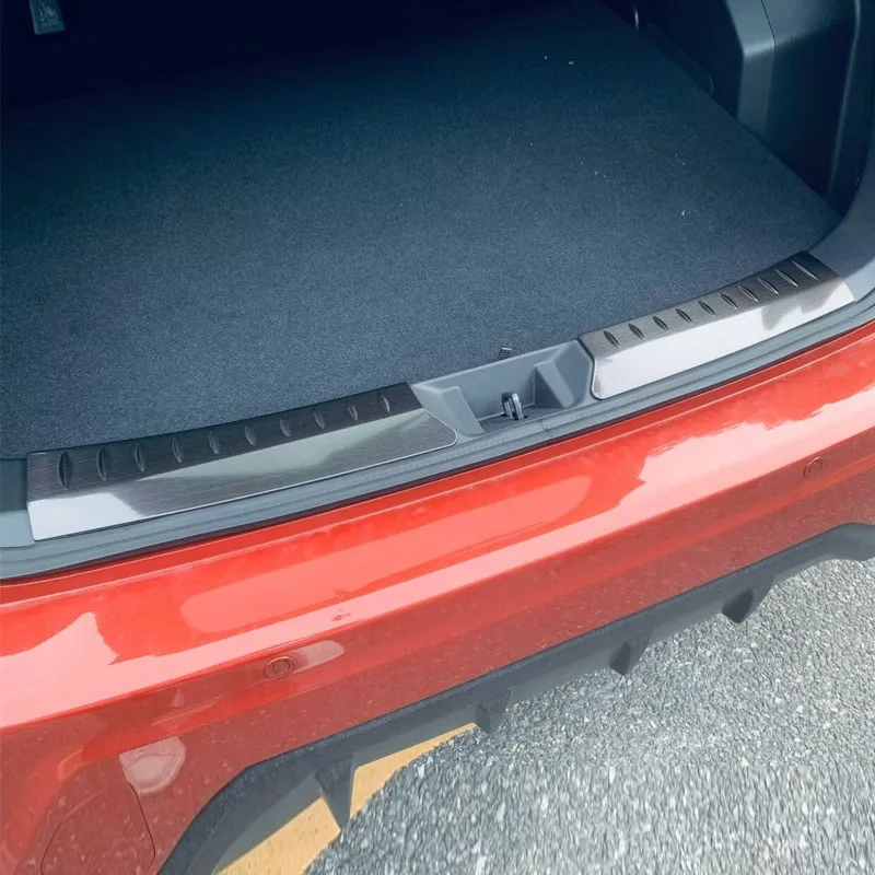 

Для Subaru Crosstrek Impreza 2024, автомобильные аксессуары, интерьер, задний бампер, защита на порог, литье, декоративные наклейки