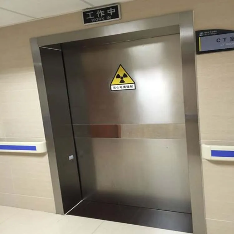 Pharma Interior Airtight Automatic Stainless Steel X-Ray Room Sliding Door Lead Plate Hospital Operating Room Door