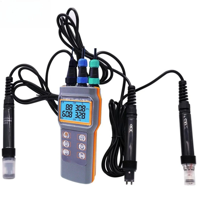 

AZ86031 Dissolved Oxygen Tester Multifunctional PH Meter Dissolved Oxygen Conductivity Salinity Water Quality Tester