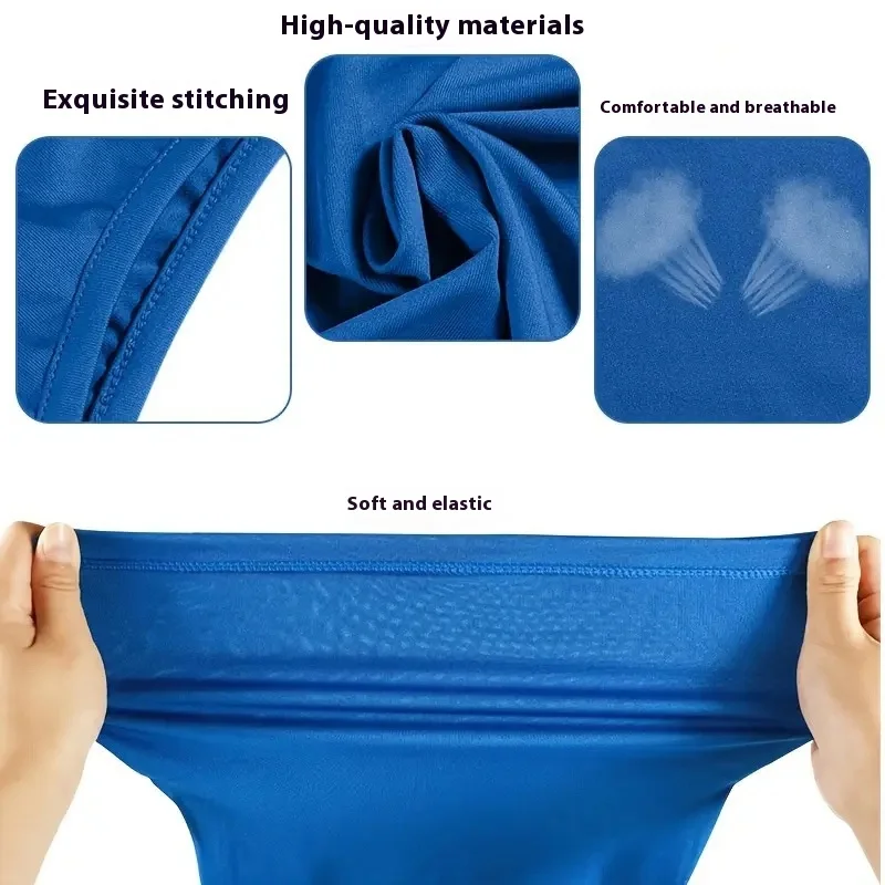 Motorcycle Balaclava Quick-drying Full Face Mask Anti-UV Motocross Motobike Racing Helmet Liner Windproof Scarf MTB Headgear Men view 5