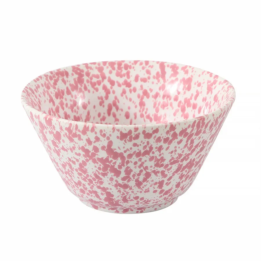 

# Customized Japanese Round Ceramic 6-inch Salad Bowl Spray Color Environmentally Friendly Ink Splashing Sheet Porcelain Soup B