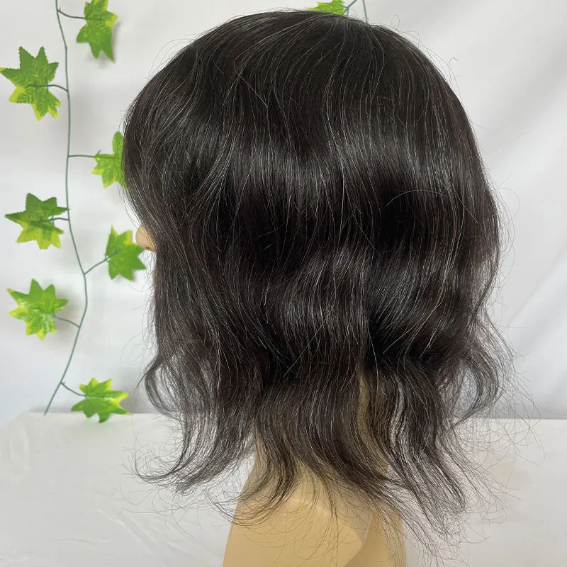 1B40# Long Human Hair Toupee Full Hair System