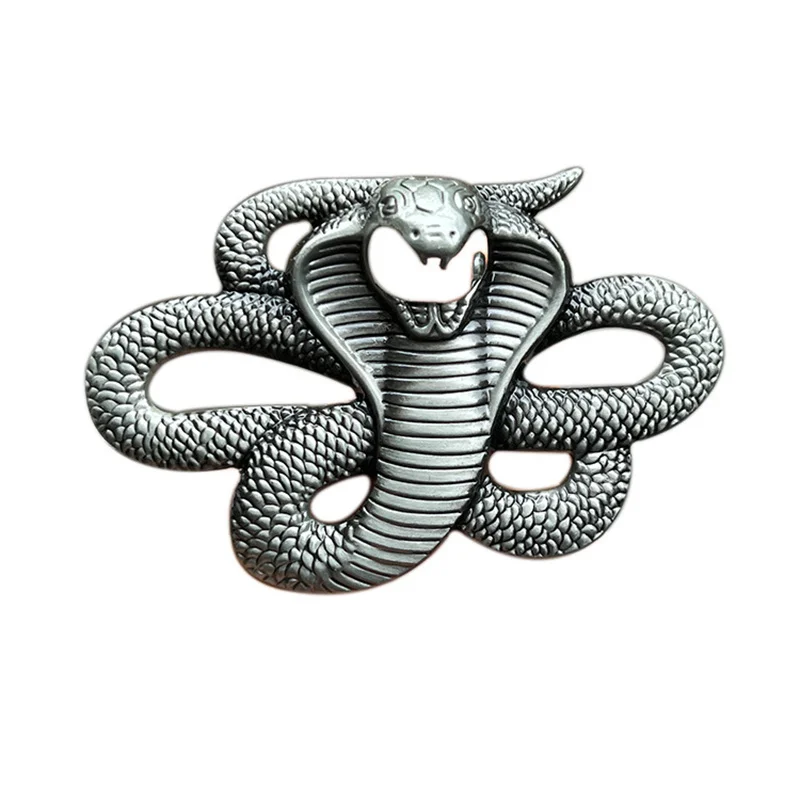 

Animal Cobra belt buckle Western style