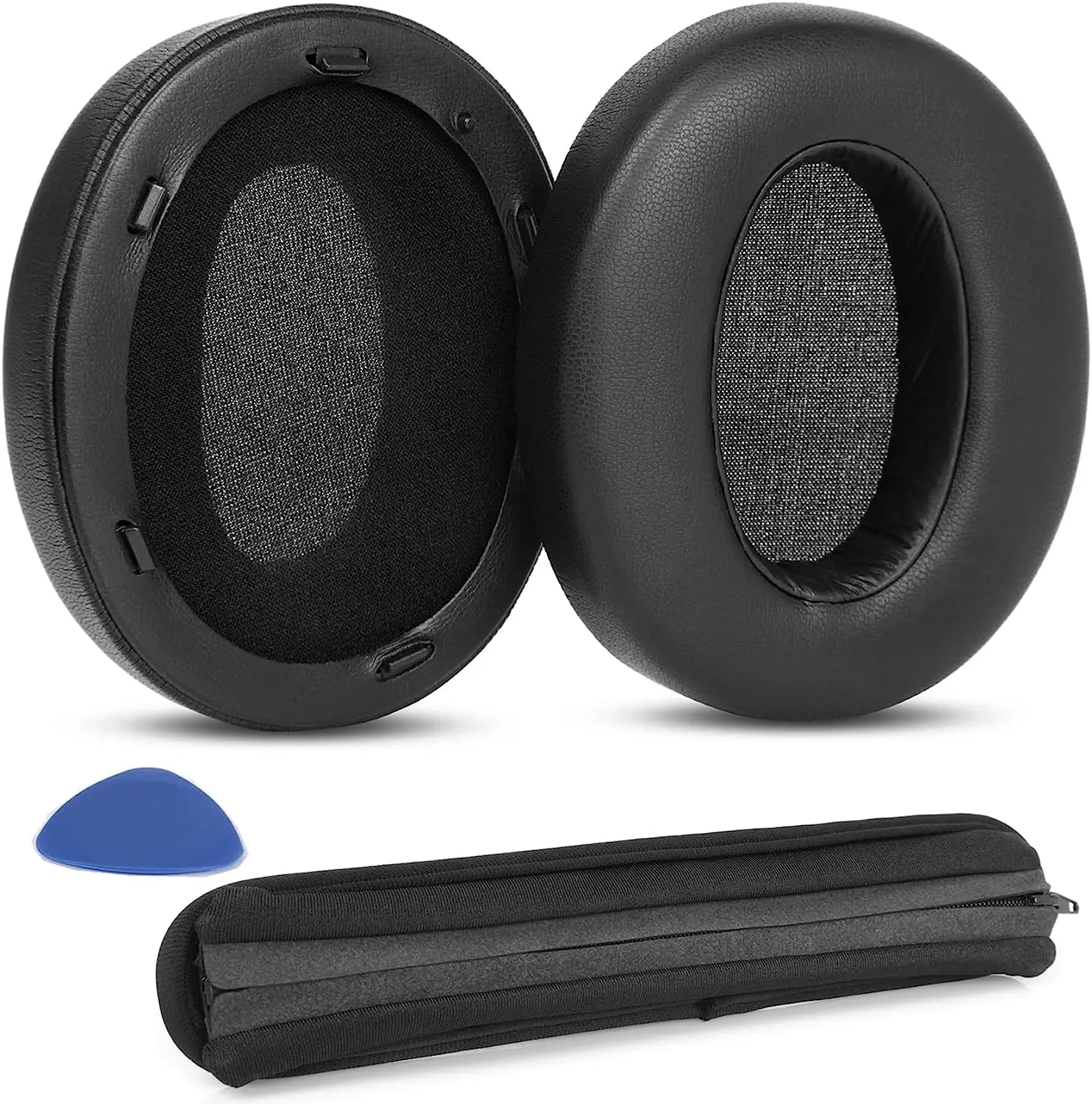 Replacement ear pads are compatible with Sony WH-XB910N XB910N headphone ear pad head strap kit parts (WH-XB910N)