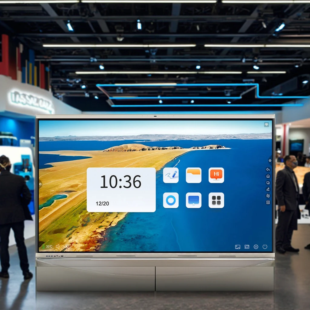 

Интерактивная доска с двойной ОС Android/Windows, 4K, 20-точечным сенсорным управлением, 75 дюймов, SSD 128 ГБ для онлайн-встреч и школьного обучения