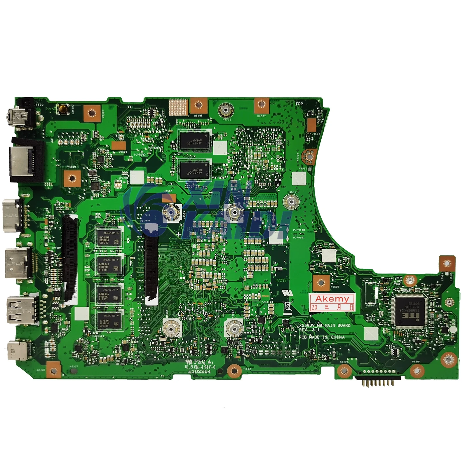 Imagem -04 - Placa-mãe para Laptop Asus Mainboard para K556u X556ua X556uqk i3 i5 I76th 7th Gen 4gb 8gb de Ram X556uv