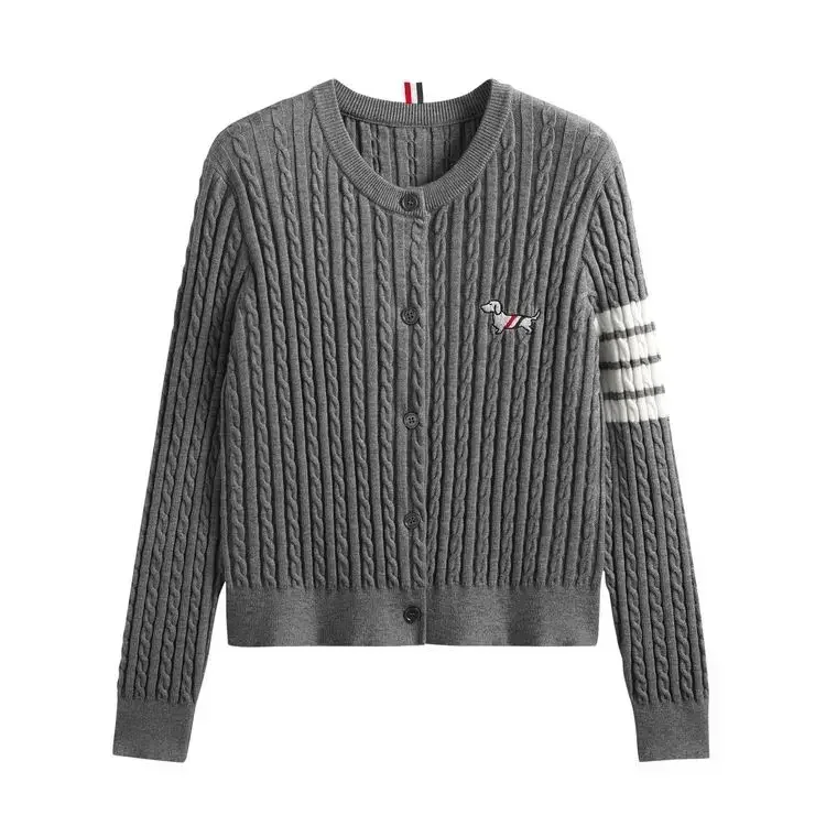 Quality Korean Golf Sweater Women Golf Wear 2024 Autumn New Golf Knit Embroidery Sports Top Casual Women's Golf Clothing