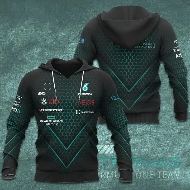 2024 Lente En Herfst Nieuwe Hoodie Race Mode Leuke Sport Vrijetijdseizoen Met Rits Sportkleding Heren Jas Hoodie