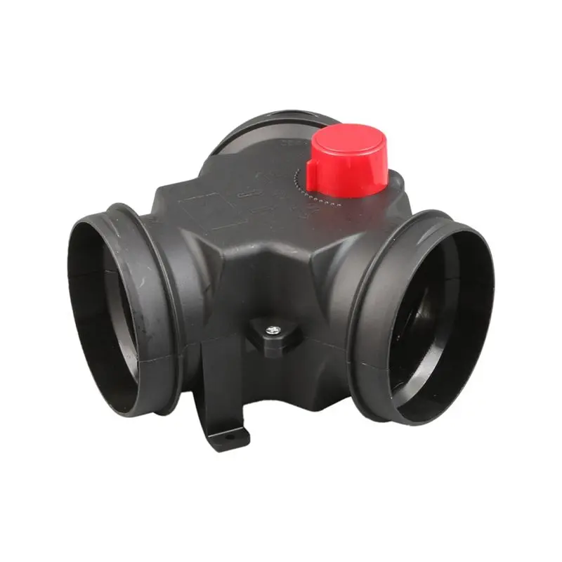 90MM Valve Flap Adjustable Air Heater Vent Ducting T Branch Splitter Pipe Joiner Connector For Car Truck Campers-ABQF