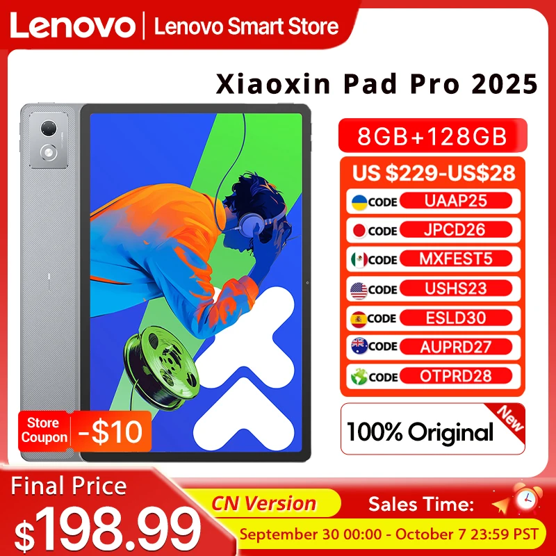 Original CN Version Lenovo Xiaoxin Pad Pro 2025 12.7 inch Tablet Dimensity 8300 2.9K 144Hz Display 10200mAh Android 14 Pad PC