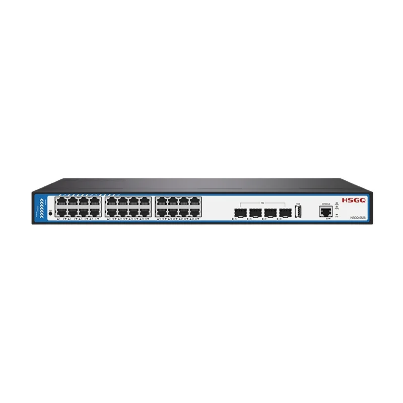 HSGQ- New Arrival 24- Port Fiber Network Switch for DC Industrial POE Switch C Outdoor Network Switches view 2