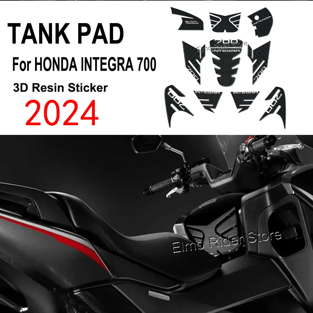 

For HONDA INTEGRA 700 Limited Edition 3D Epoxy Resin Motorcycle Tank Pad Protection Sticker New Decorative Waterproof Decal