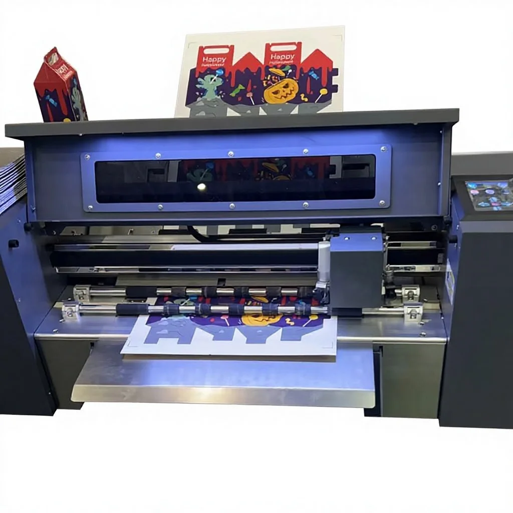HY370DL Vacuum Adsorption Sheet Cutter with 330mm Cutting Width 480mm Length Servo Motor Driver 220V/110V