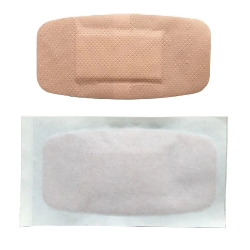 50 pz/set Cerotto A Forma di Tamburo Trasparente Colore Della Pelle Disponibile Gesso Traspirante Medicazione della Ferita Grande Patch Bende Adesive