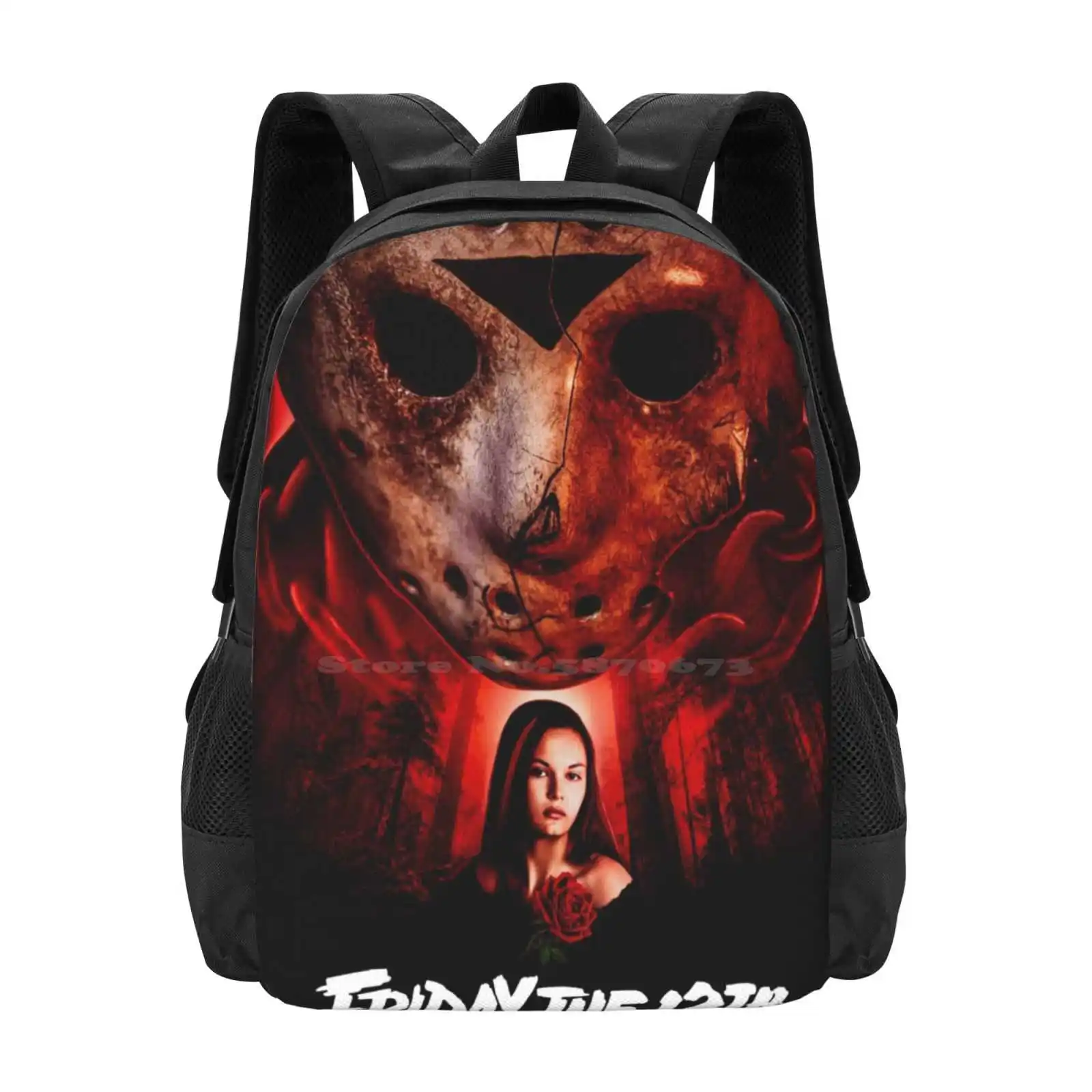 Rose Blood T-Shirt Hot Sale Schoolbag Backpack Fashion Bags F13 Rose Blood Jason Voorhees