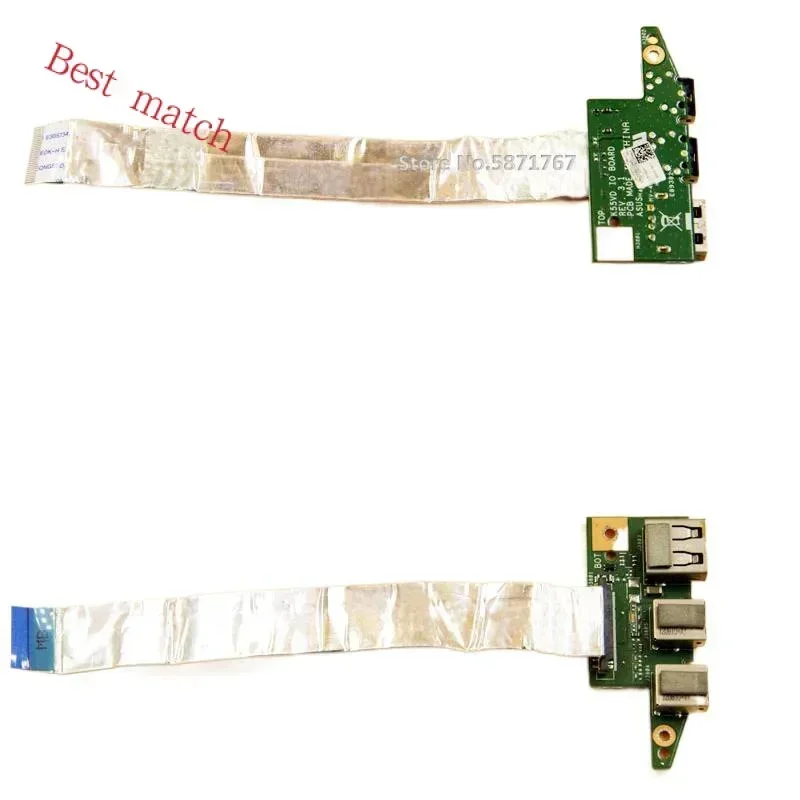 Original For ASUS K55VM K55VD X55A USB audio board K55VD IO BOARD