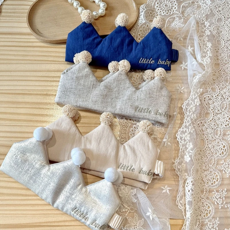 100 Days Baby Photography Props Headband Baby Boys Girls Crown Hair Band For Kids Studio Photo Hair Accessories