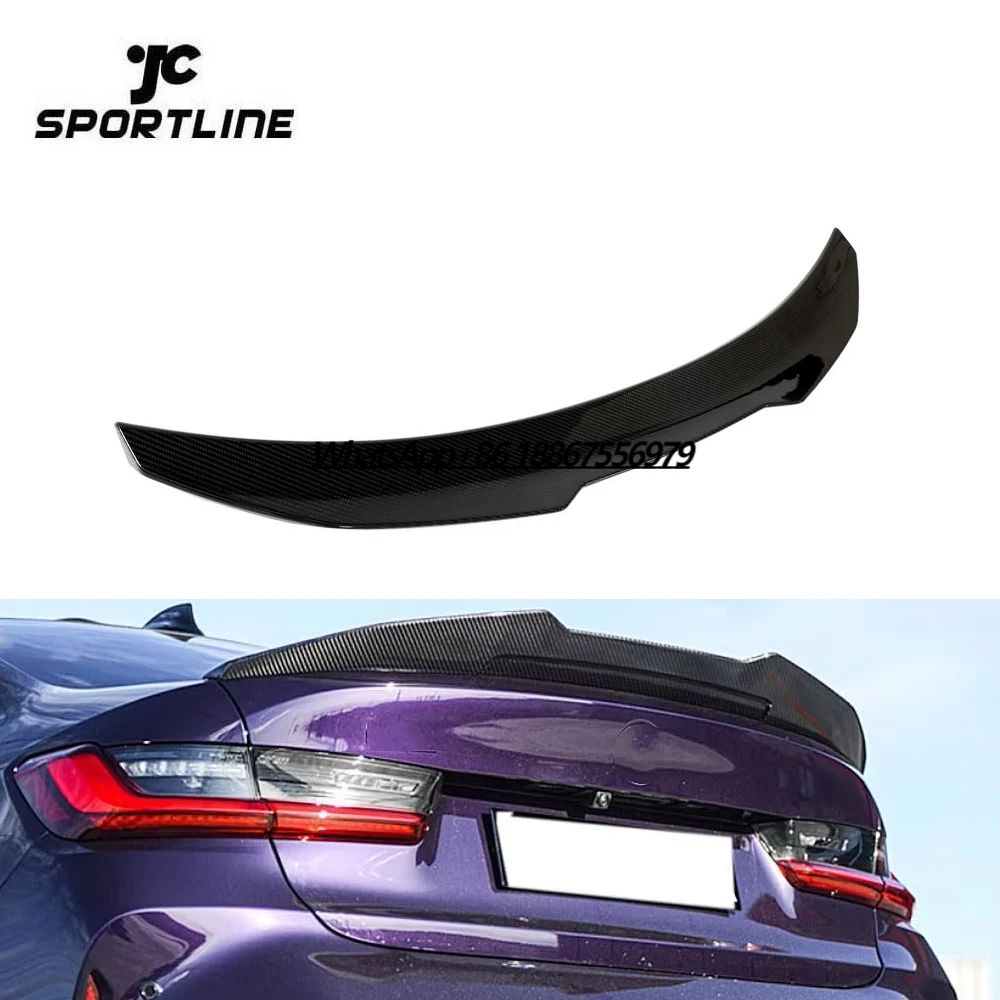 Prepreg Dry Carbon Fiber Rear Trunk Spoiler Wing for BWM 3 Series G20 G28 G80 M3 2021 2023