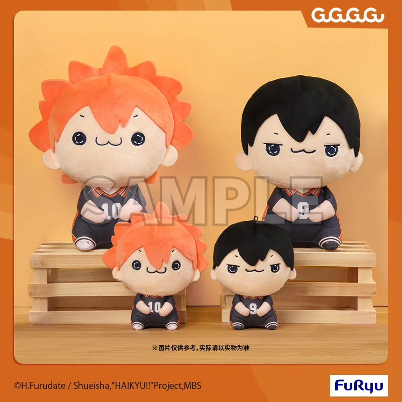 

Официальное аниме Haikyuu!! Shoyo Hinata Tobio Kageyama Косплей Плюшевая хлопковая кукла Мультфильм Маумнет Кукольные игрушки Подушка Подвеска