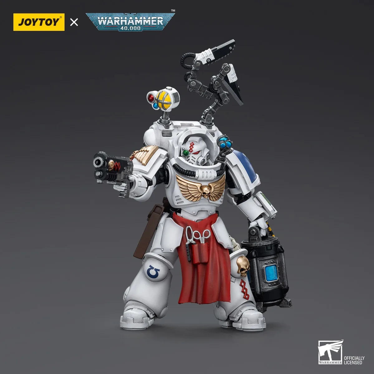 JOYTOY Warhammer 40K figurines 1/18 Ultramarines apotécaire Biologis modèle jouet garçon cadeaux 3.75 pouces