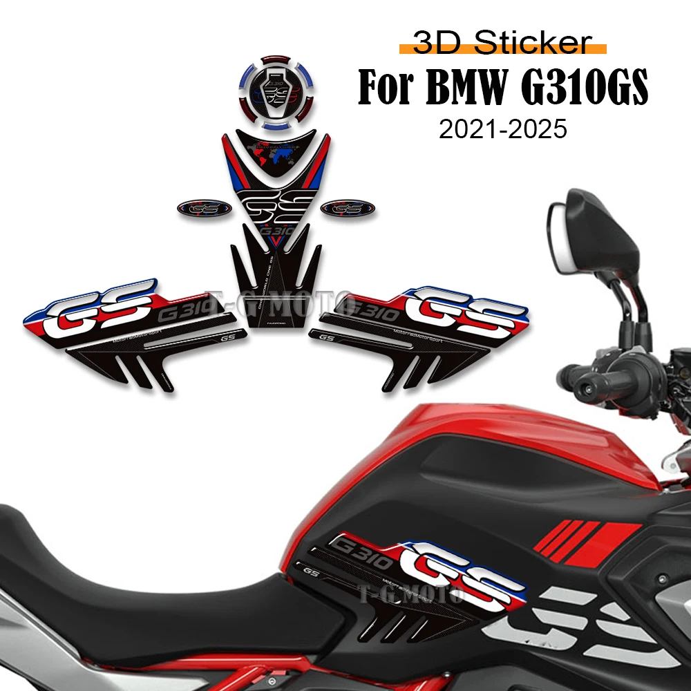 

G310GS Adventure Sticker For BMW G 310 GS 310GS G310 Motorcycle Accessories Tank Pad 3D Epoxy Resin Stickers Decal 2017 - 2025