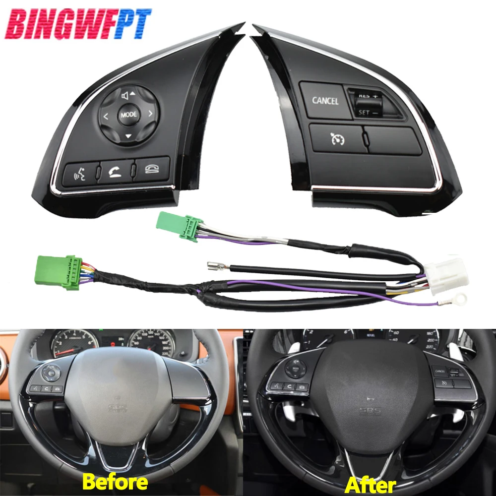 Car Accessories Steering Wheel Switch Audio Radio Control Button Cruise Control Switches for Mitsubishi ASX 2020 2021 2022