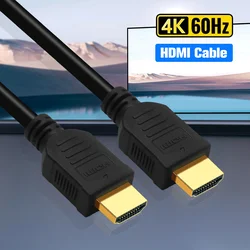 Kabel HDMI 2.0 4K 60 HDMI z męskiego na męskie Ultra High Speed 18 Gbps 1080p HDPC 3D 4K Hdmi do laptopów monitory