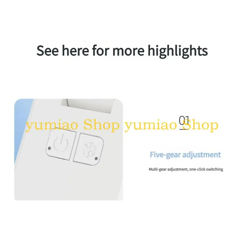 587B Powerful Mini Handheld Fan 9m/s Turboes Wind USB Operated Personals Temperature Control Tool