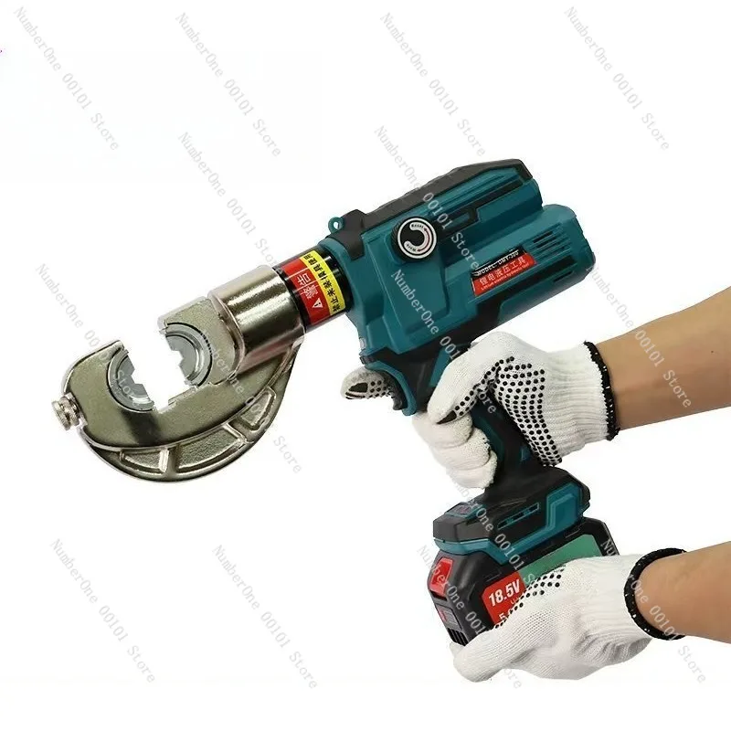 Cordless 240mm 300mm Lithium Battery Hydraulic Crimping Tool Electric Cable Wire Terminal Lug Crimper Integrated Rechargeable