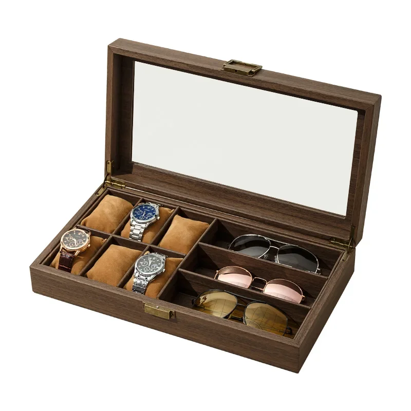 Luxury  2/3/6/10/12 Grids Watch Box Watch Organizers  Wood Holder Boxes for Men Women Watches Jewelry Display