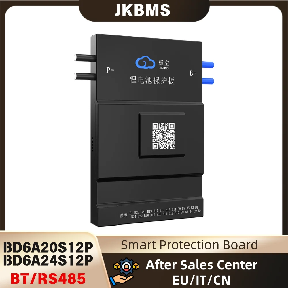 

JIKONG Jk Bms BD6A20S12P Active Balance Bms 8S 12S 16S 17S 20S 24S Smart Bms 120A Lifepo4 Li-Ion Lto Battery