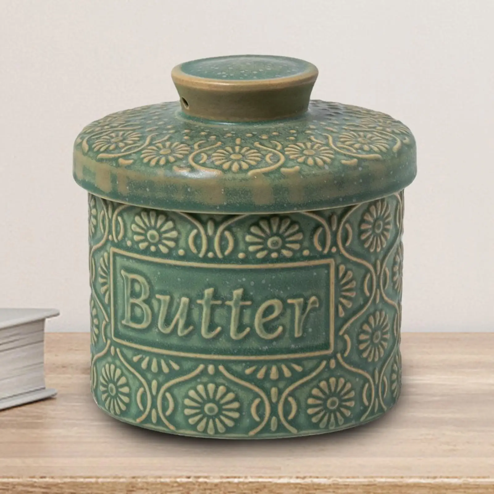 Butter Crock Ceramic Housewarming Gift Butter Keeper for Soft Butter