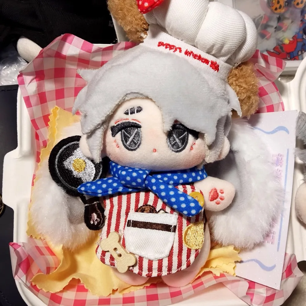 

Chef Hat 10cm Cotton Doll Clothes Dress Up Lovely Doll Clothes Outfit Apron Set Funny Doll Clothes Set Children's Gift