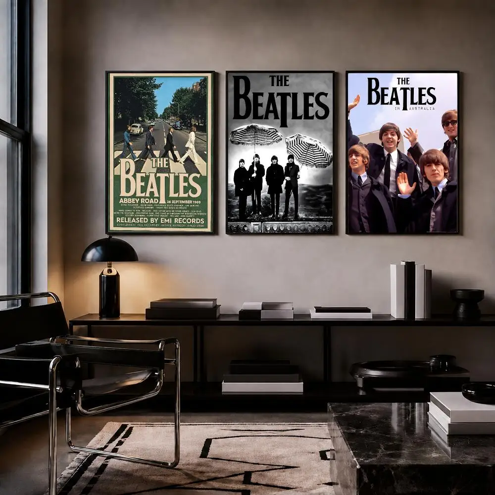 Band The B-beatles Poster Trendy HD PP Paper Waterproof Wall Art Print for Bedroom Living Room Decor