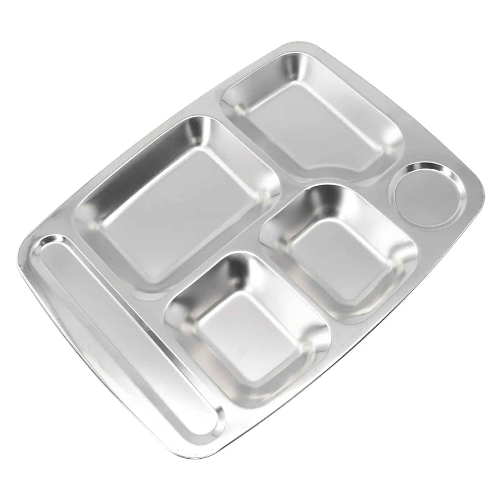 Food Tray Dinner Plate 1 Pcs 240 Grams Weight 38*27.5*2cm Safe And Large Stainless Steel Easy To Clean And Reuse