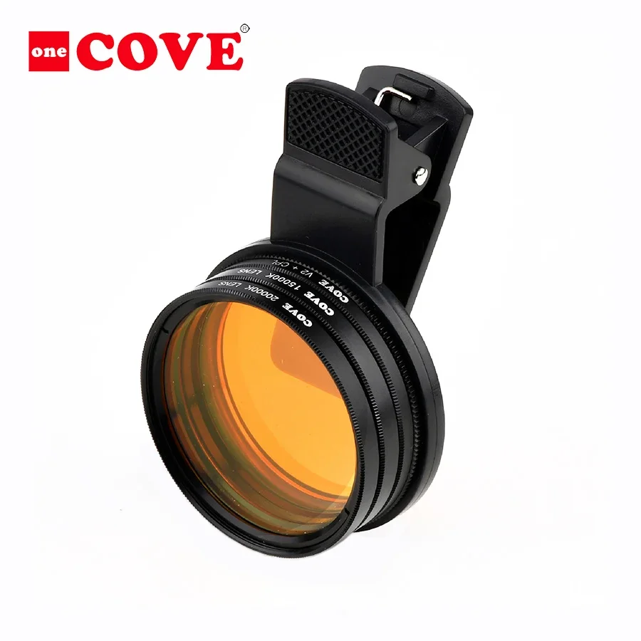 

Cove-Coral Lens Filter Kit, 52mm, V3 Extra Wide, Saltwater Aquarium Reef, Smartphone and DSLR Camera