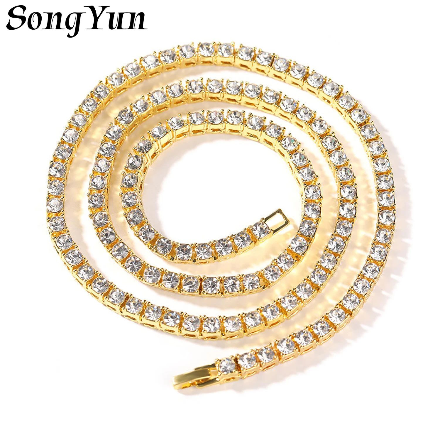 

SongYun Jewelry MHT Quality Brass Necklace Pendant Chain CZ 7A Zircon Vintage Style Best Friend Gift Women Man Necklaces Jewelry