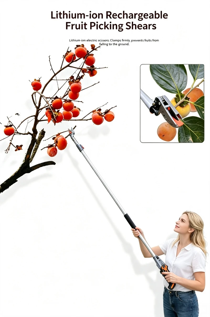 Electric Fruit Picker Apple Plum Overhead Gardening Tool Fruit Picker Recolector De Fruta Recogedor De Frutas Telescopio원예도구