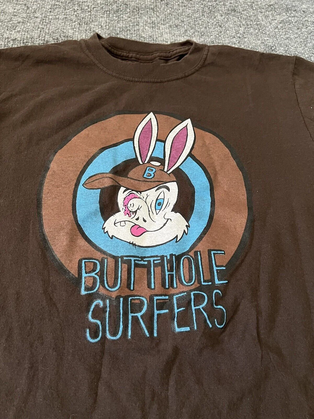 Butthole Surfers Band Rock Dark Chocolate Unisex Short Tee Cotton Shirt BO423