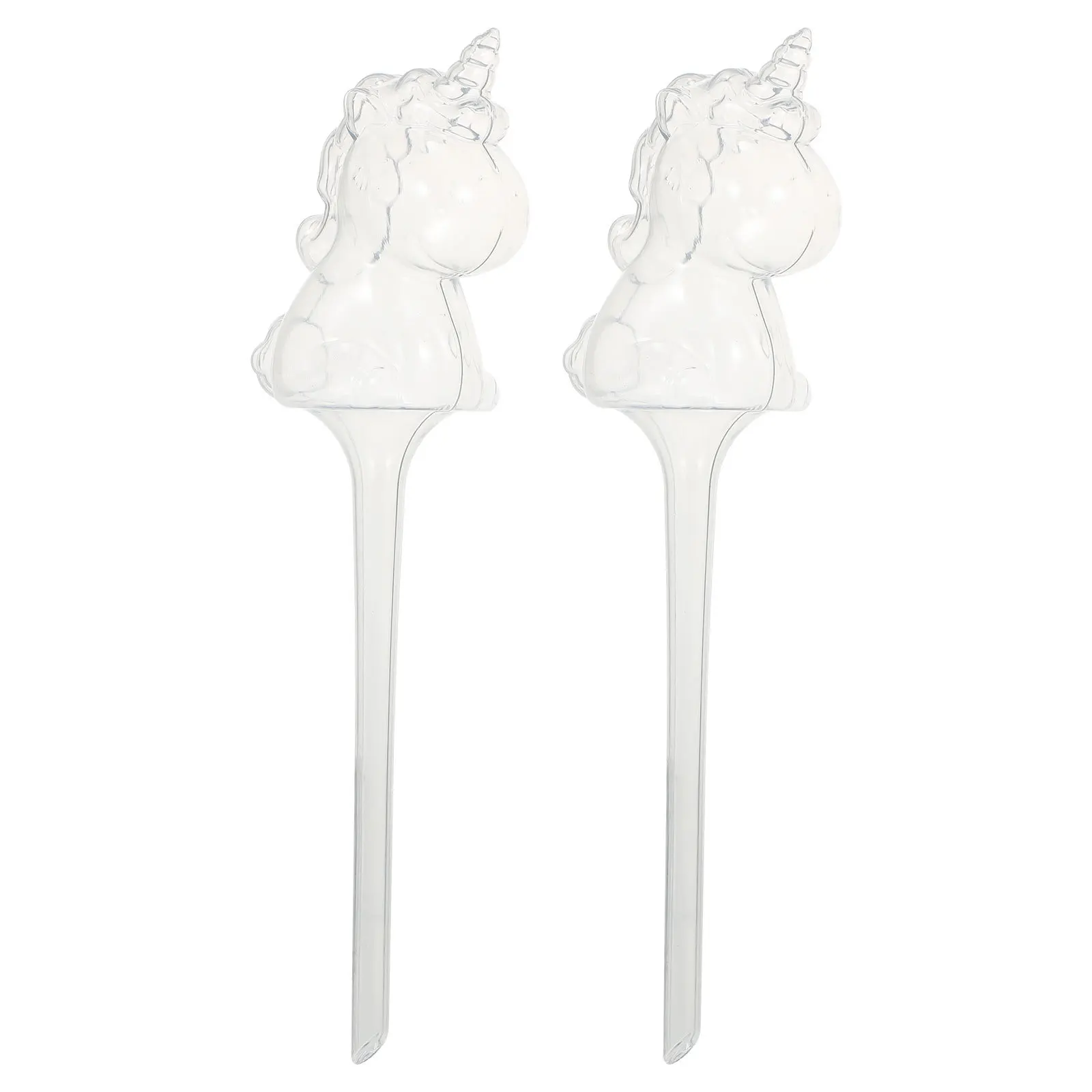 

2Pcs Unicorn Automatic Watering Device Bright PVC Irrigation Tool for Houseplants Garden Patio Lawn Drip Sprinkler