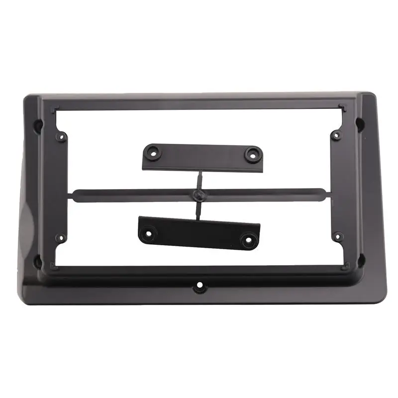 1 PCS 9Inch 2Din Audio Panel DVD Navigation Panel Frame Car Radio Panel Black ABS For TOYOTA LAND CRUISER PRADO 1996-2002 RHD-A6