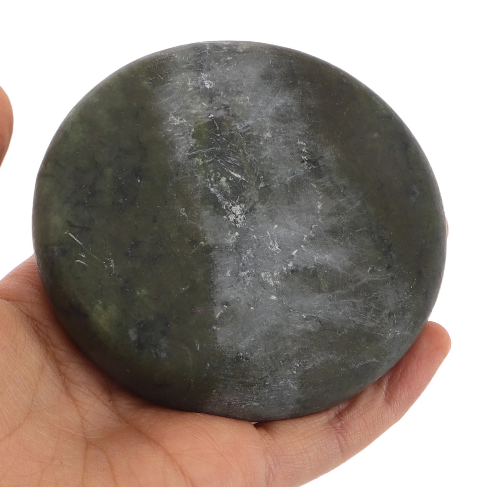 

Hot Massage Stones Natural Green Jade Oval Shape Heated Rock Spa Warmer Stone Relaxation Therapy Set Stones for Massage