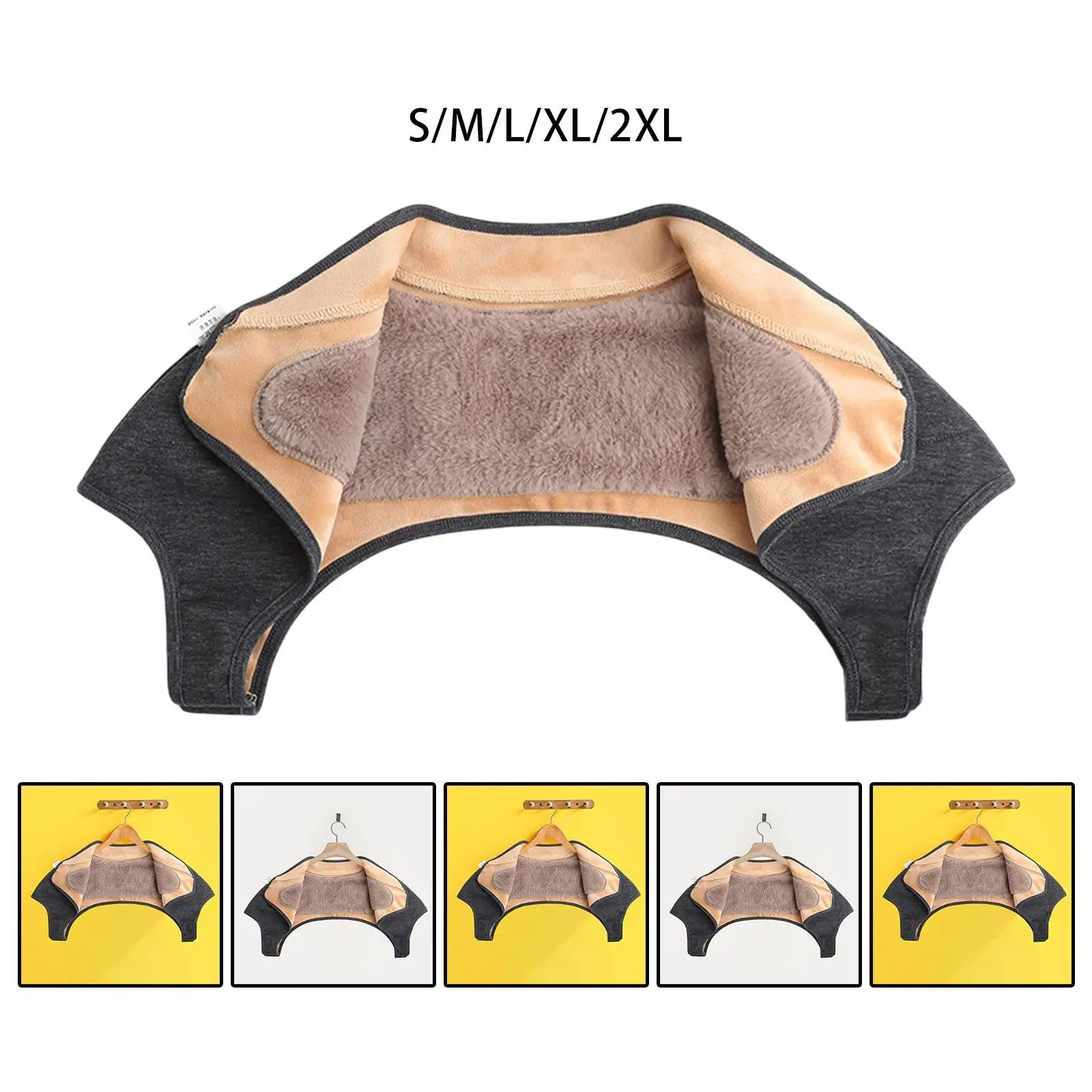 Shoulder Warmer Wrap Fake Collar Winter Clothing Accessories Comfortable Shoulder Wrap Protector for Girls Men Elderly Women