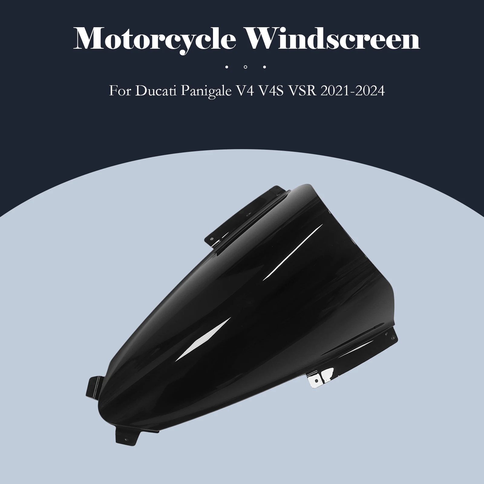 

Windscreen For Ducati Panigale V4 V4S 2021 2022 V2 2020-24 Racing Motorcycle Windshield WindScreen Wind Deflector Double Bubble
