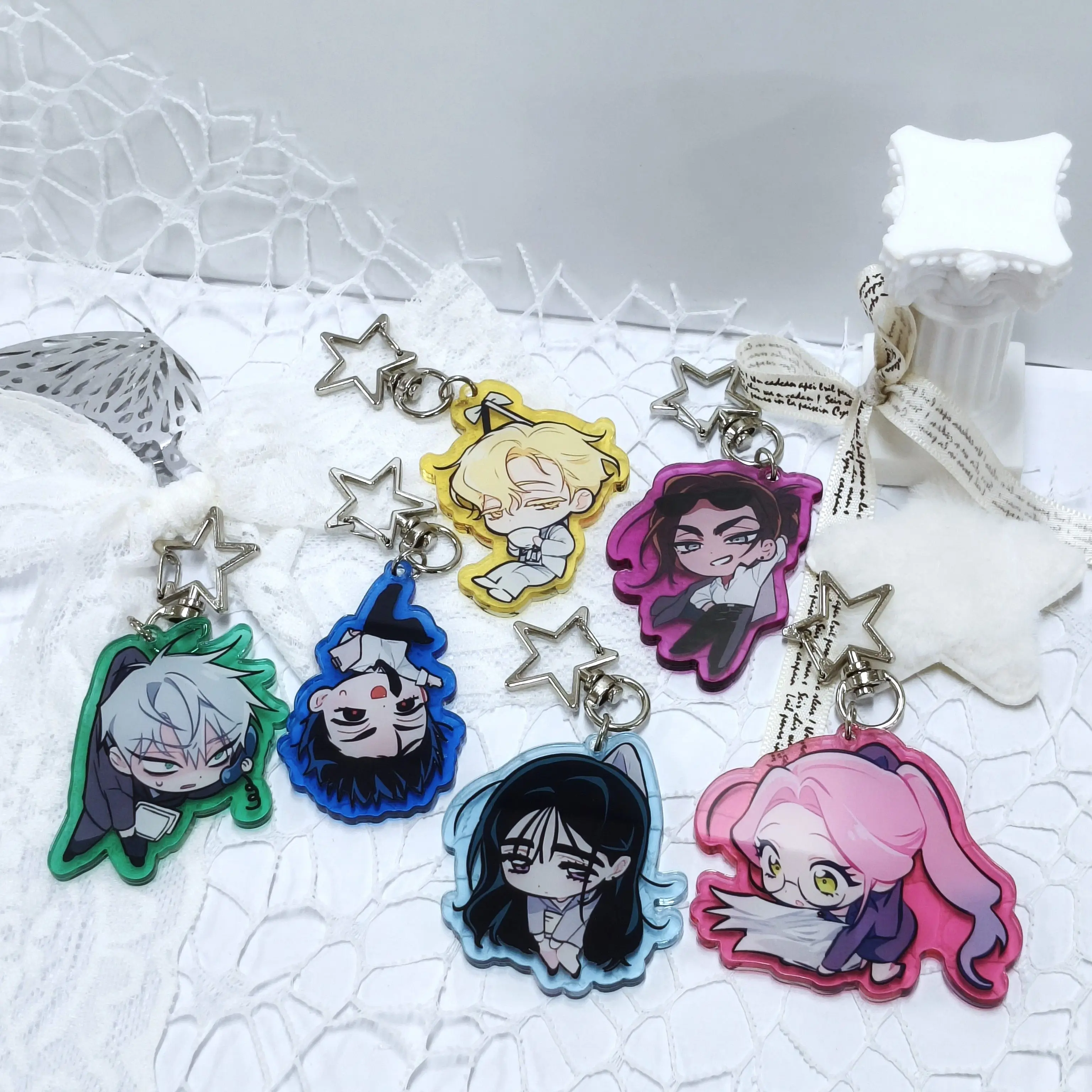 

Alien Stage Mizi Sua косплей Fangoods аниме брелок Till Ivan Hyuna Luka акриловые подвески брелок украшения подарок