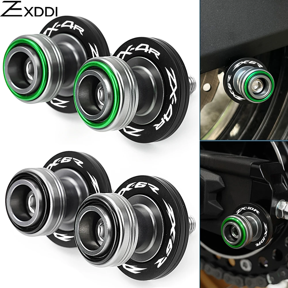 M8 For KAWASAKI Ninja ZX4R ZX4RR ZX6R ZX636 ZX10R ZX-4RR ZX-6R ZX-10R Motorcycle Accessories Swingarm Spools Slider Stand Screws